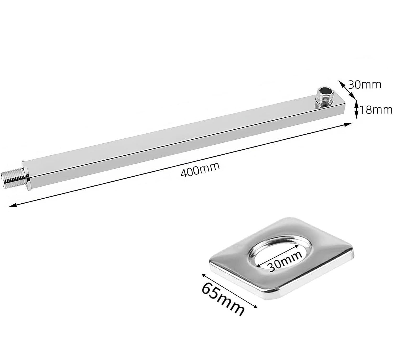 ramie-do-deszczownicy-scienne-prysznicowe-40-cm-chrom-kwadratowe (7)